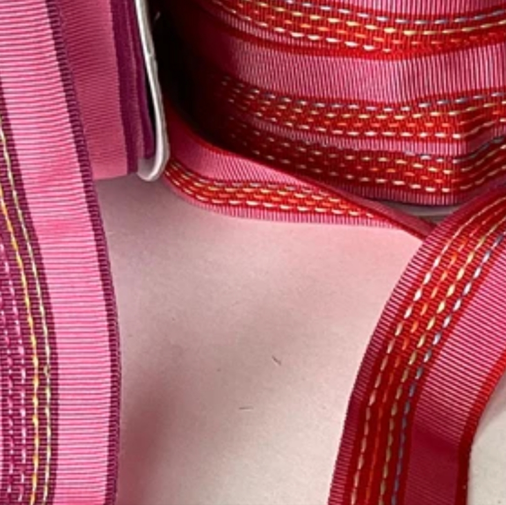 Offray Barbie hot pink Valentines Day Grosgrain ribbon 1-1/2"×12ft